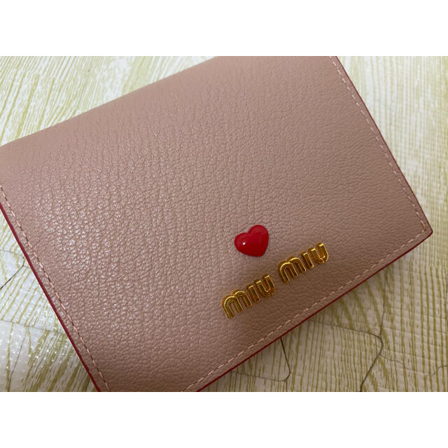 miumiu(ミュウミュウ)のミュウミュウ miu miu 三つ折り財布 ピンク 5MV204 その他のその他(その他)の商品写真