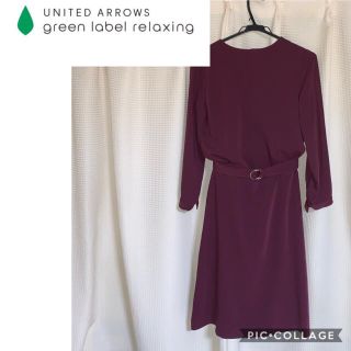 ユナイテッドアローズ(UNITED ARROWS)のユナイテッドアローズ　グリーンレーベル★セットアップワンピース★36(スーツ)