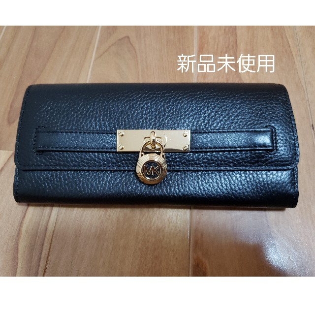 Michael Kors(マイケルコース)のMICHAEL KORS　財布　長財布　ブラック　黒　マイケルコース レディースのファッション小物(財布)の商品写真