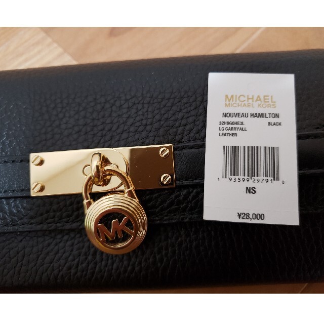 Michael Kors(マイケルコース)のMICHAEL KORS　財布　長財布　ブラック　黒　マイケルコース レディースのファッション小物(財布)の商品写真