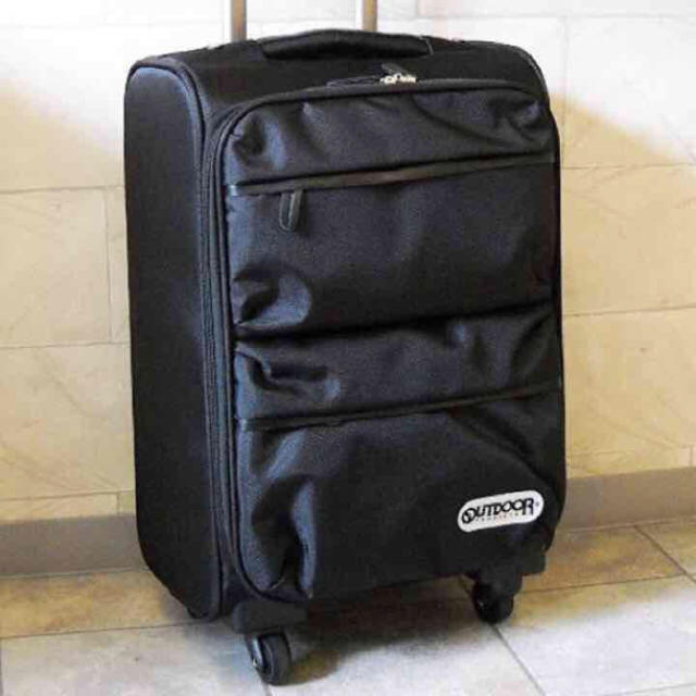 かわいい！ OUTDOOR 黒 キャリーケース アウトドア 新品 - スーツケース/キャリーバッグ