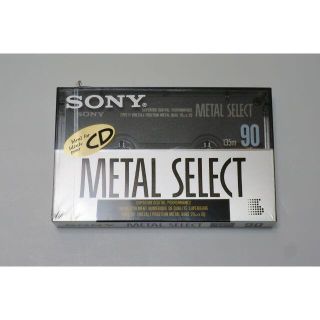 ソニー(SONY)の未開封・新品★SONY ソニー カセットテープ　METAL SELECT 90(その他)