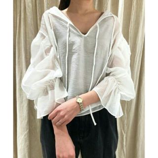 トゥデイフル(TODAYFUL)の【値下げ】完売 TODAYFUL 2WAYシルケットブラウス ボリューム袖(シャツ/ブラウス(長袖/七分))