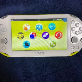 プレイステーションヴィータ(PlayStation Vita)のPlayStation vita 2000 ライムグリーン(携帯用ゲーム機本体)