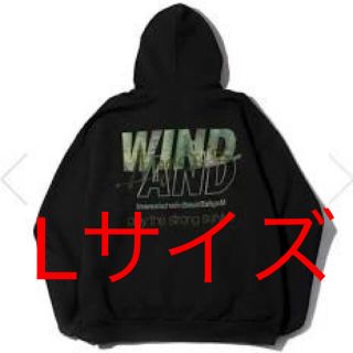 シー(SEA)の新品未使用 wind and sea MAGIC STICK ロゴフーディ(パーカー)