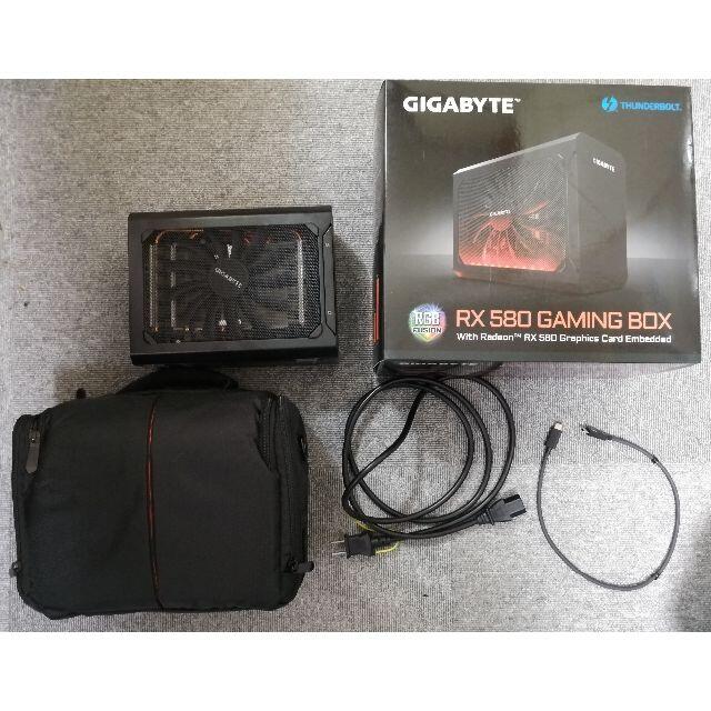 eGpu Gigabyte RX580 gaming boxスマホ/家電/カメラ