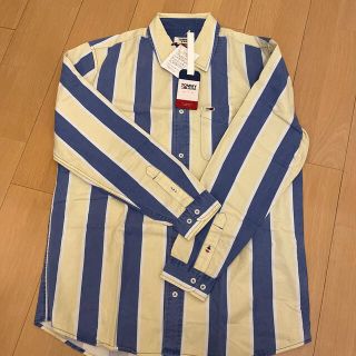 トミーヒルフィガー(TOMMY HILFIGER)のトミーフィルガー、新品タグ付きストライプシャツ(シャツ)