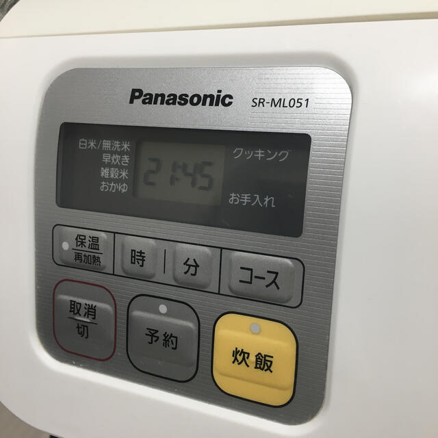 Panasonic(パナソニック)の炊飯器 3合炊き Panasonic スマホ/家電/カメラの調理家電(炊飯器)の商品写真