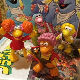 セサミストリート(SESAME STREET)のフラグルロック　フィギュア　4体で　ジムヘンソン　マペッツ  セサミ(キャラクターグッズ)