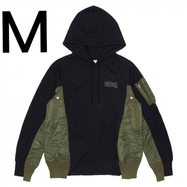 sacai × NIKE ドッキングパーカー  M ピッチブルー hoodie