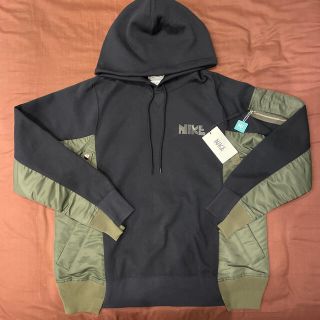 sacai × NIKE ドッキングパーカー M ピッチブルー hoodie