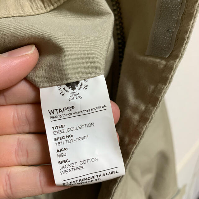 W)taps(ダブルタップス)のWTAPS 16SS M90 JACKET WEATHER BEIGE S メンズのジャケット/アウター(ミリタリージャケット)の商品写真