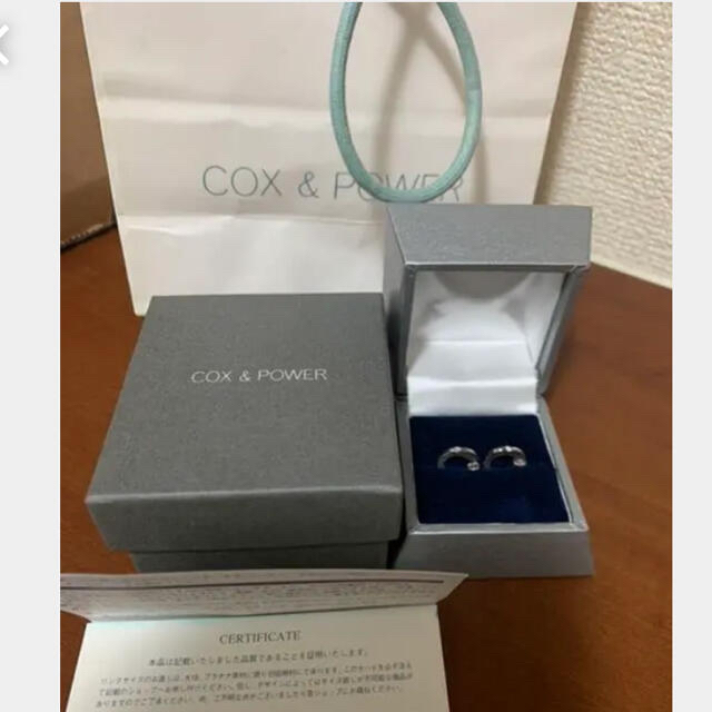 COX&POWER  プラチナ　ダイヤモンド　ピアス