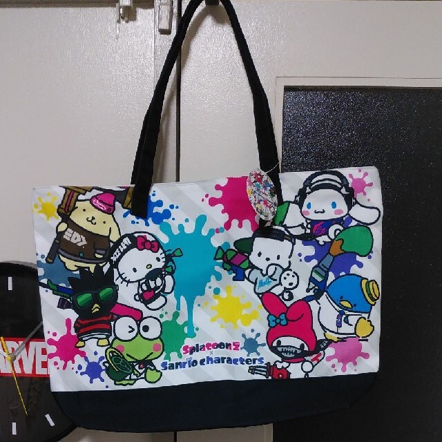 サンリオ - サンリオ×スプラトゥーン コラボチャック付き大きめ サンリオ - サンリオ×スプラトゥーン コラボチャック付き大きめ