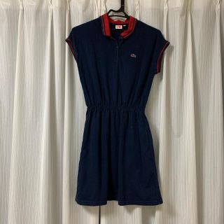 ラコステライブ(LACOSTE L!VE)の【LACOSTE】ポロシャツワンピース(ミニワンピース)