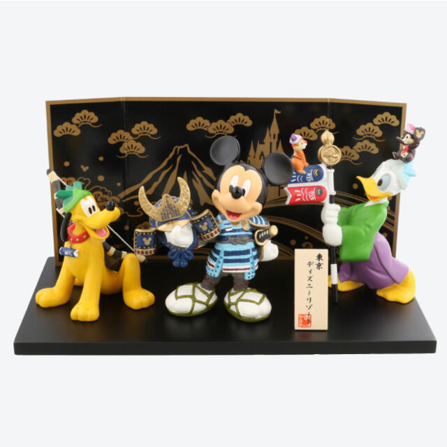 【新品】ミッキー・プルート・ドナルドダックの五月人形 ディズニーリゾート限定