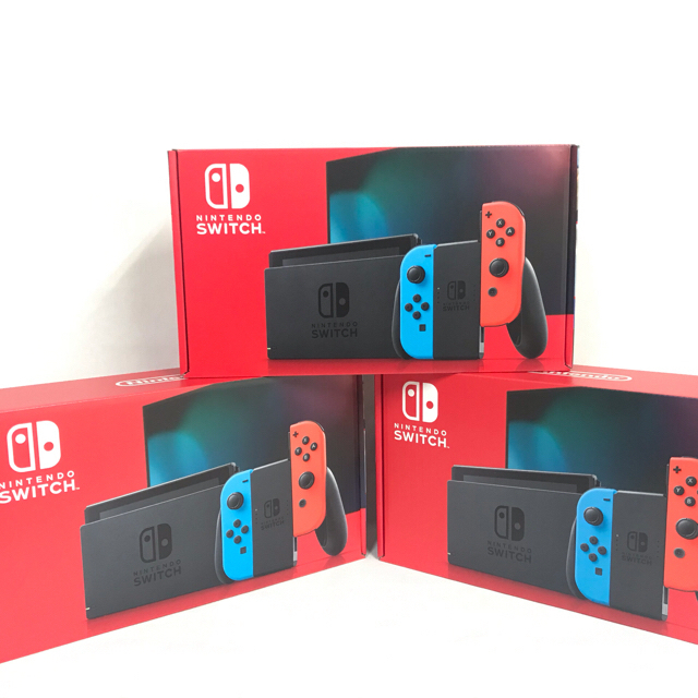 ●新品未開封　Nintendo Switch　ネオンブルー ネオンレッド×3