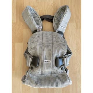 ベビービョルン(BABYBJORN)の値下げ【美品】BABY BJORN  ONE KAI air シルバー(抱っこひも/おんぶひも)