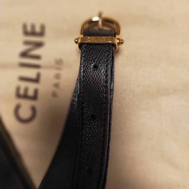 celine(セリーヌ)の状態良好　CELINE　VINTAGE　レザーショルダーバッグ レディースのバッグ(ショルダーバッグ)の商品写真