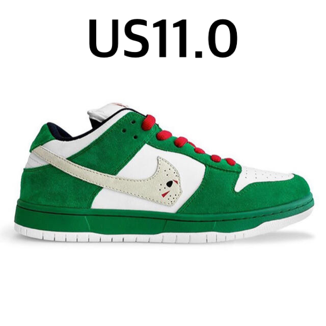 靴/シューズUS11.0 warren lotas green dunk ダンク　カスタム