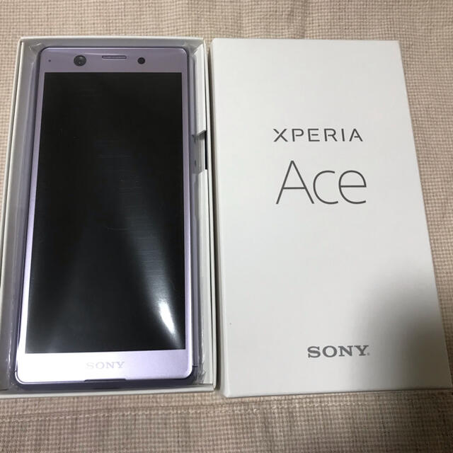 Xperia Ace パープル 64 GB SIMフリー約155gディスプレイ