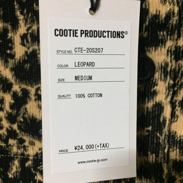 COOTIE レオパード CPOジャケット シャツの通販 by tetsu's shop｜クーティーならラクマ - COOTIE 20SS コーデュロイ 超激得安い