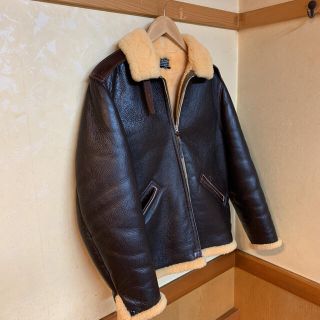 ザリアルマッコイズ(THE REAL McCOY'S)の美品　THE FEW B6シープスキン(フライトジャケット)