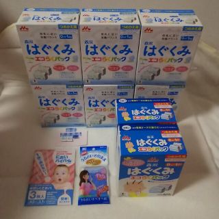 モリナガニュウギョウ(森永乳業)の【ばなな様専用】森永 はぐくみエコらくパック8箱+おまけ(その他)