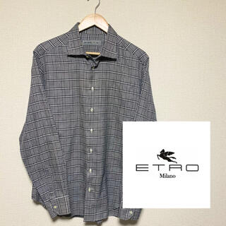 エトロ(ETRO)のオシャレ！【ETRO】エトロ　チェックシャツ　ギンガムチェック　スクエア(シャツ)