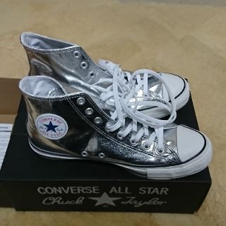 コンバース(CONVERSE)の【大幅値下げ！】コンバース ALL STAR シルバー(ハイカット)(スニーカー)