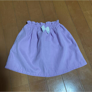 ムージョンジョン(mou jon jon)のmoujonjon パープル 紫 スカート 80cm(スカート)