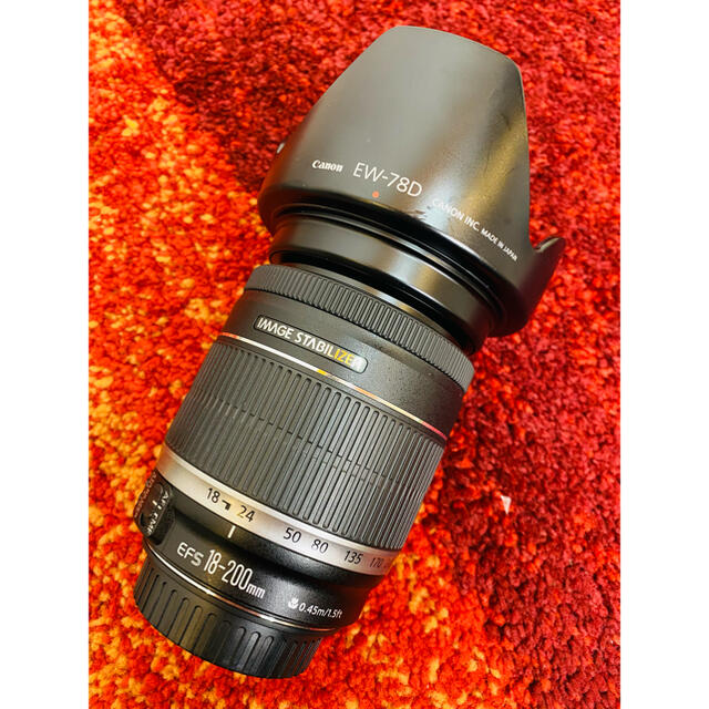 CANON ZOOM LENS EF-S 18-200mm 3.5-5.6 IS 【メーカー再生品】 8820円