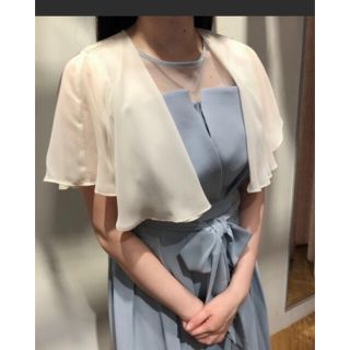 エメ(AIMER)の結婚式、二次会、謝恩会におすすめボレロ♪シフォンバタフライボレロ(ボレロ)