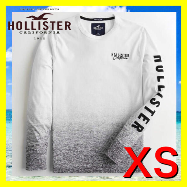 Hollister(ホリスター)の35ホリスター  HOLLISTER  ロンT XS 新品 正規品 刺繍　長袖 メンズのトップス(Tシャツ/カットソー(七分/長袖))の商品写真