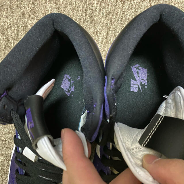 NIKE(ナイキ)のair jordan 1 court purple 27.5 メンズの靴/シューズ(スニーカー)の商品写真