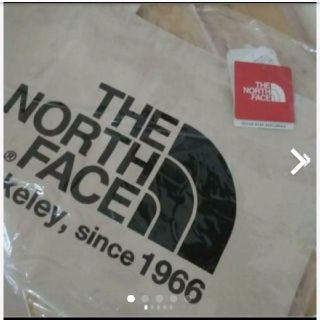 ザノースフェイス(THE NORTH FACE)の【新品】ノースフェイス オーガニックコットン トートバッグ　(black)(トートバッグ)