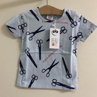 キャラメルベビー&チャイルド(Caramel baby&child )のBEAULOVES90☺︎ハサミ柄Tシャツ　ボボ、タイニー、ミニロディーニ好きに(Tシャツ/カットソー)