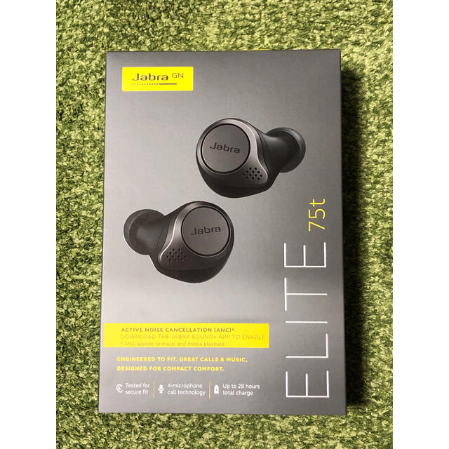 Jabra Elite 75t Titanium Blackの通販 by q's shop｜ラクマ