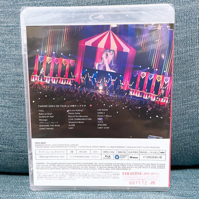 GANG PARADE　ライブ　DVD　PARADE GOES ON TOUR エンタメ/ホビーのDVD/ブルーレイ(アイドル)の商品写真