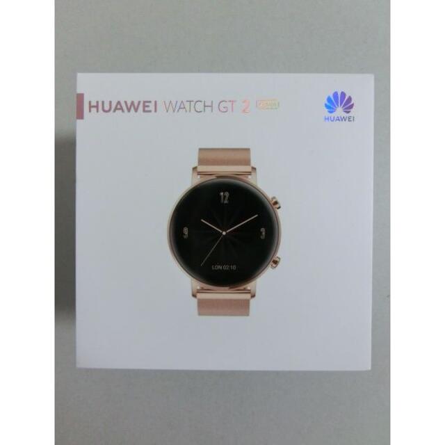 未開封新品 HUAWEI WATCH GT 2 42mm エレガントモデル約29g対応OS