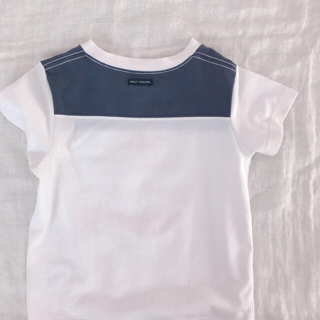 HELLY HANSEN(ヘリーハンセン)のヘリーハンセン　イカリプリントtee 100 キッズ/ベビー/マタニティのキッズ服男の子用(90cm~)(Tシャツ/カットソー)の商品写真