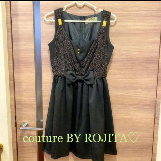 ROJITA(ロジータ)の最終お値下げ！couture BY ROJITA  パーティードレス ワンピース レディースのワンピース(ひざ丈ワンピース)の商品写真