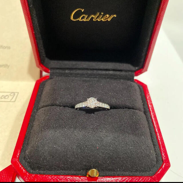 感謝価格】 カルティエリング☆Cartier☆ 婚約指輪 D0.52 大粒 www