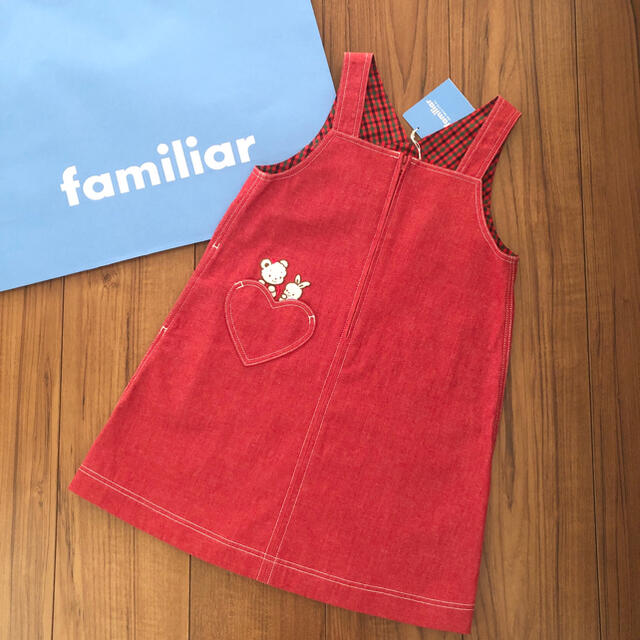 familiar(ファミリア)の【ご専用】ファミリア 新品ワンピース 110 キッズ/ベビー/マタニティのキッズ服女の子用(90cm~)(ワンピース)の商品写真