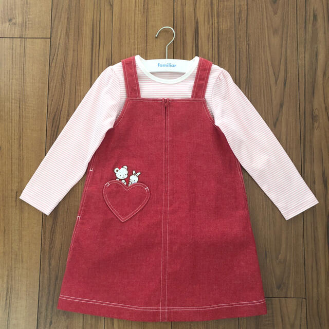 familiar(ファミリア)の【ご専用】ファミリア 新品ワンピース 110 キッズ/ベビー/マタニティのキッズ服女の子用(90cm~)(ワンピース)の商品写真