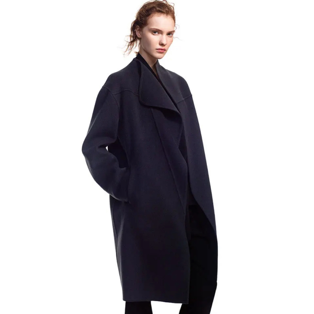 セールスプロモーション UNIQLO +J カシミアブレンドノーカラーコート