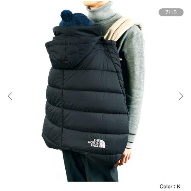 THE NORTH FACE(ザノースフェイス)のベビーシェルブランケット ブラック THE NORTH FACE キッズ/ベビー/マタニティのこども用ファッション小物(おくるみ/ブランケット)の商品写真