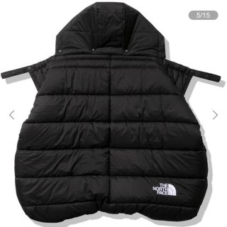 ザノースフェイス(THE NORTH FACE)のベビーシェルブランケット ブラック THE NORTH FACE(おくるみ/ブランケット)