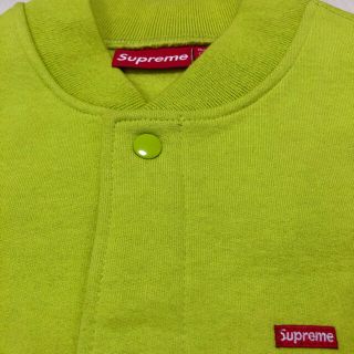 【美品:希少】supremeスウェットスタジャン/スナップスウェット裏起毛