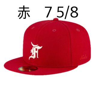 フィアオブゴッド(FEAR OF GOD)のfog new era red 7 5/8 fear of god(キャップ)